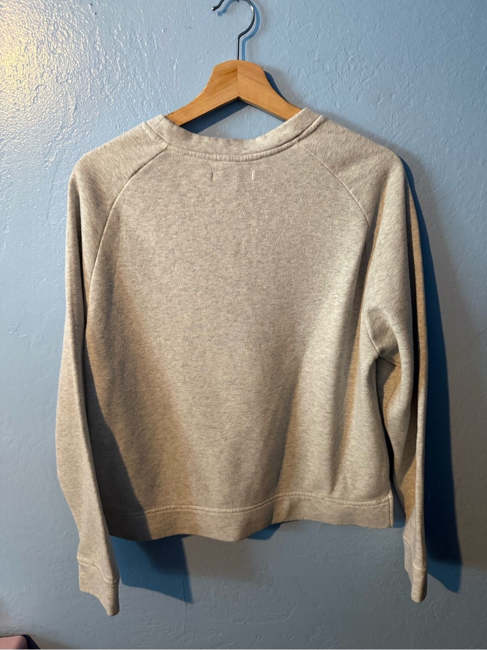 Rae Dunn Light Gray Sweatshirt with "Be Kind." Print - Picture 3 of 3